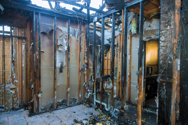 Professional Fire Damage Repair technician working in Bethlehem, PA